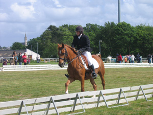 Concours de dressage, Nono et Blandine